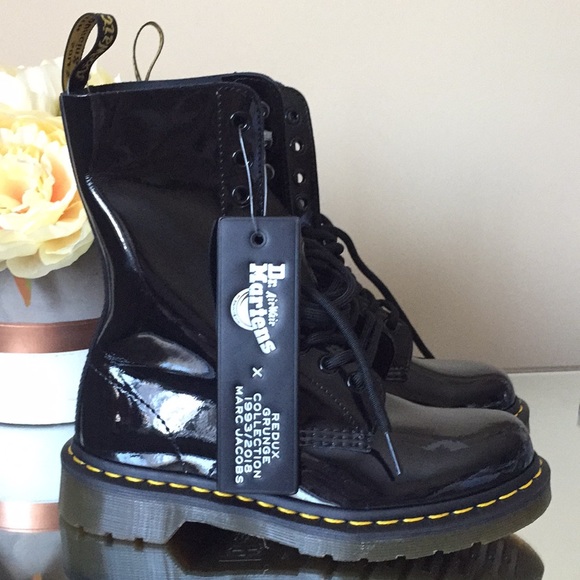 MARC JACOBS for Dr. MARTENS Patent Leather Boots - Picture 2 of 7